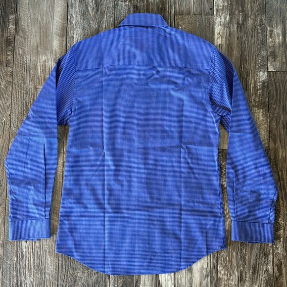 KENNETH COLE REACTION WRINKLES AWAY, MEN SHIRT, SIZE M15 32-33 SLIM FIT - Picture 2 of 7